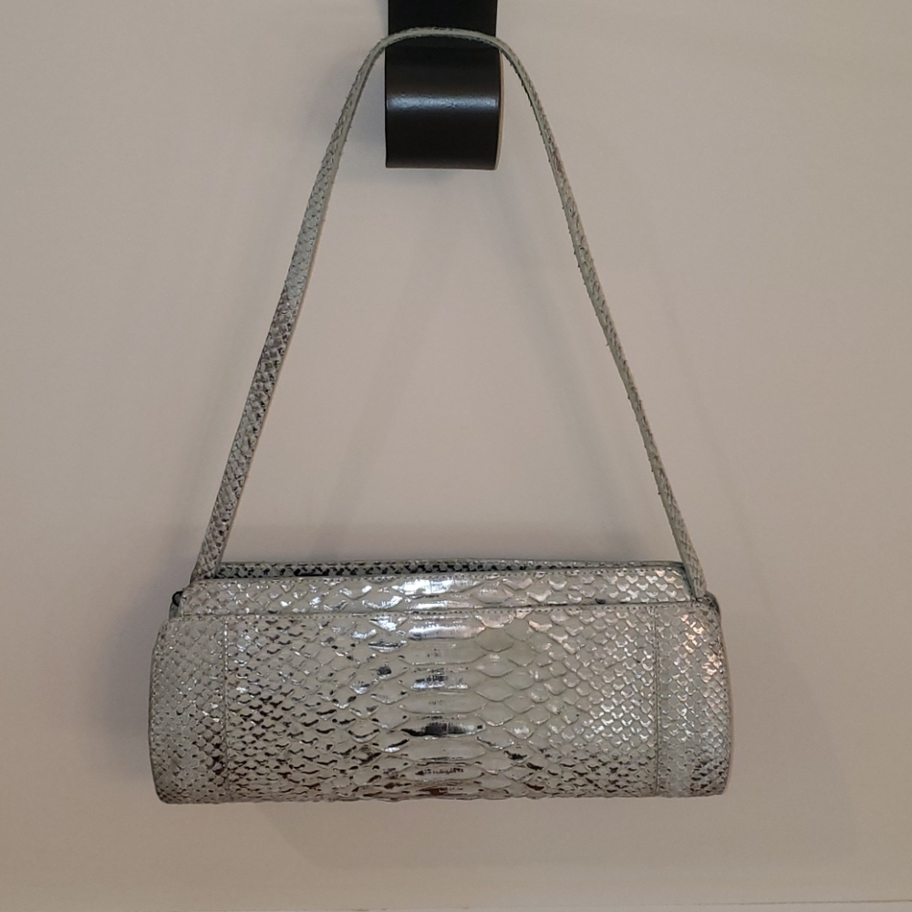 Nancy Gonzalez Python Convertible Clutch - image 3